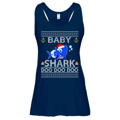 Baby Shark Doo Doo Cute Ugly Christmas Ladies Essential Flowy Tank