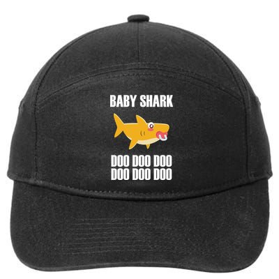 Baby Shark Doo Doo Doo 7-Panel Snapback Hat