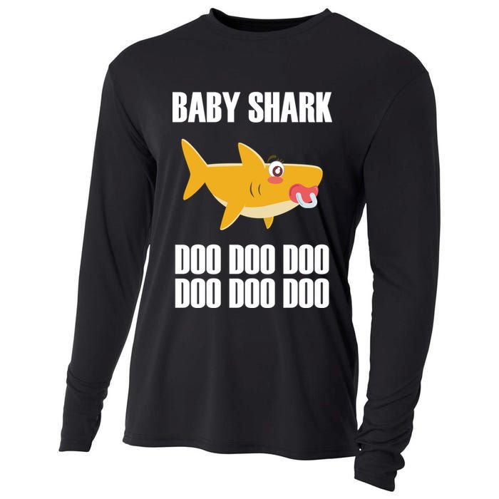 Baby Shark Doo Doo Doo Cooling Performance Long Sleeve Crew