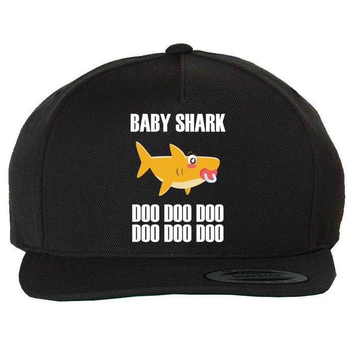 Baby Shark Doo Doo Doo Wool Snapback Cap