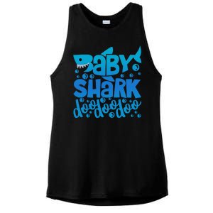 Baby Shark Doo Doo Doo Cute  Ladies PosiCharge Tri-Blend Wicking Tank