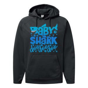 Baby Shark Doo Doo Doo Cute  Performance Fleece Hoodie