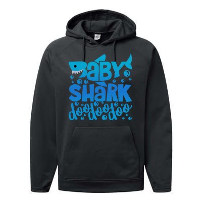 Baby Shark Doo Doo Doo Cute  Performance Fleece Hoodie