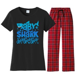 Baby Shark Doo Doo Doo Cute  Women's Flannel Pajama Set