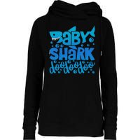 Baby Shark Doo Doo Doo Cute  Womens Funnel Neck Pullover Hood