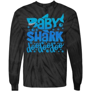 Baby Shark Doo Doo Doo Cute  Tie-Dye Long Sleeve Shirt