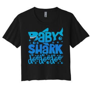 Baby Shark Doo Doo Doo Cute  Women's Crop Top Tee