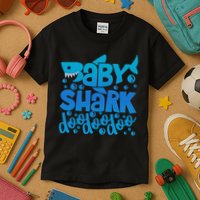 Baby Shark Doo Doo Doo Cute  Kids T-Shirt