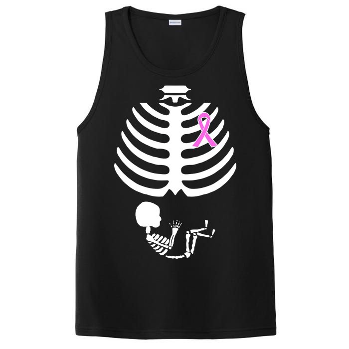 Baby Skeleton Breast Cancer Ribbon PosiCharge Competitor Tank