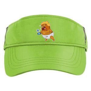 Baby Trump Crying Tweet Adult Drive Performance Visor