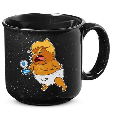 Baby Trump Crying Tweet 15oz Campfire Ceramic Mug