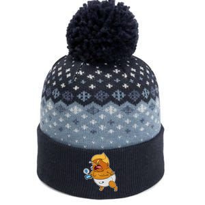 Baby Trump Crying Tweet The Baniff Cuffed Pom Beanie