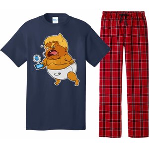 Baby Trump Crying Tweet Pajama Set