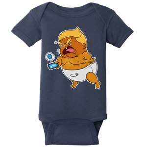 Baby Trump Crying Tweet Baby Bodysuit