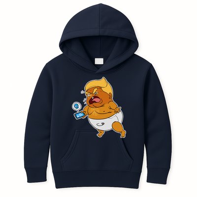 Baby Trump Crying Tweet Kids Hoodie