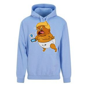 Baby Trump Crying Tweet Unisex Surf Hoodie