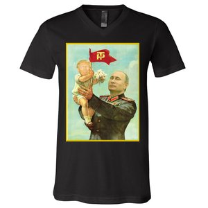 Baby Trump Putin V-Neck T-Shirt