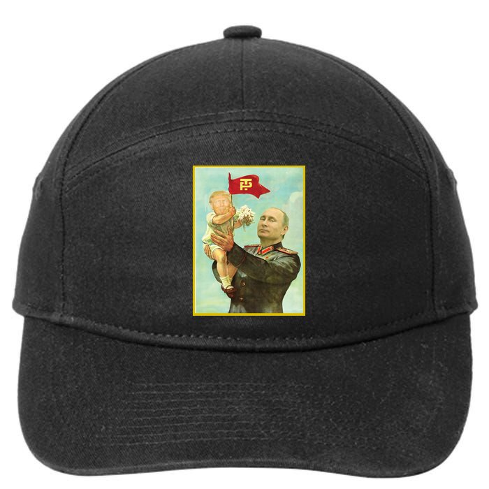 Baby Trump Putin 7-Panel Snapback Hat