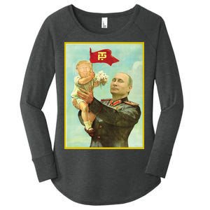 Baby Trump Putin Women's Perfect Tri Tunic Long Sleeve Shirt