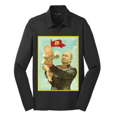 Baby Trump Putin Silk Touch Performance Long Sleeve Polo