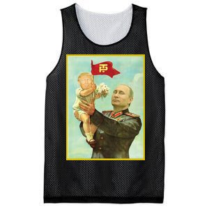 Baby Trump Putin Mesh Reversible Basketball Jersey Tank