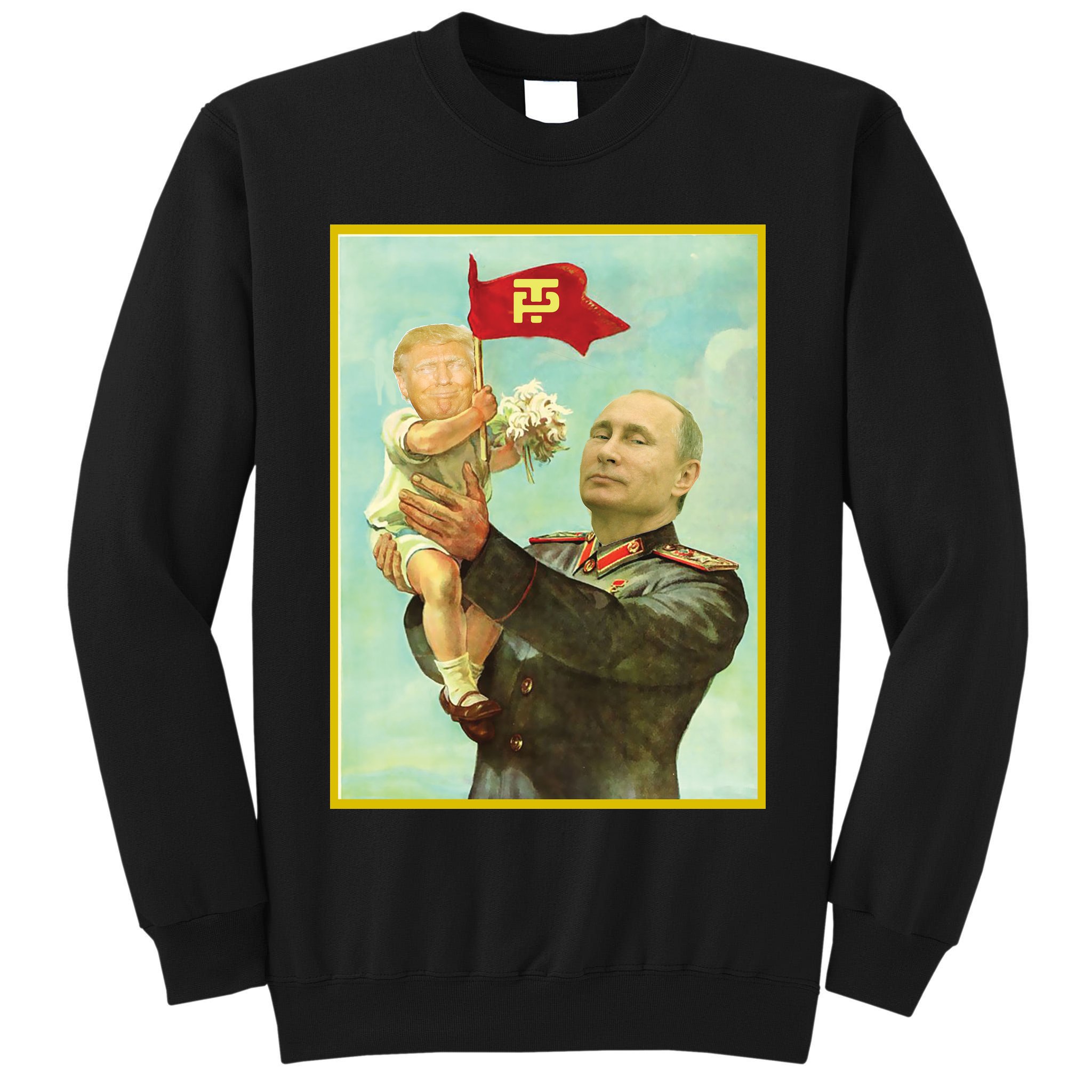 Baby Trump Putin Tall Sweatshirt