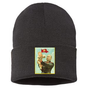 Baby Trump Putin Sustainable Knit Beanie