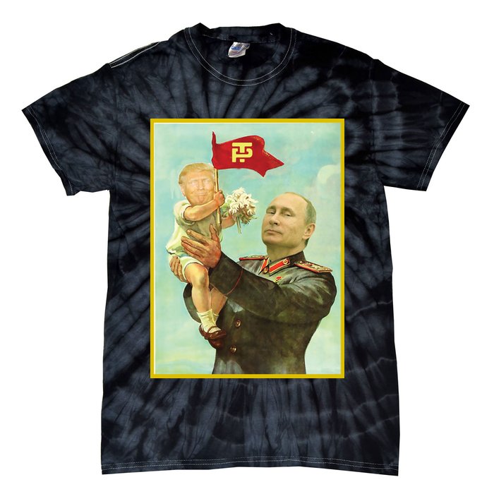 Baby Trump Putin Tie-Dye T-Shirt
