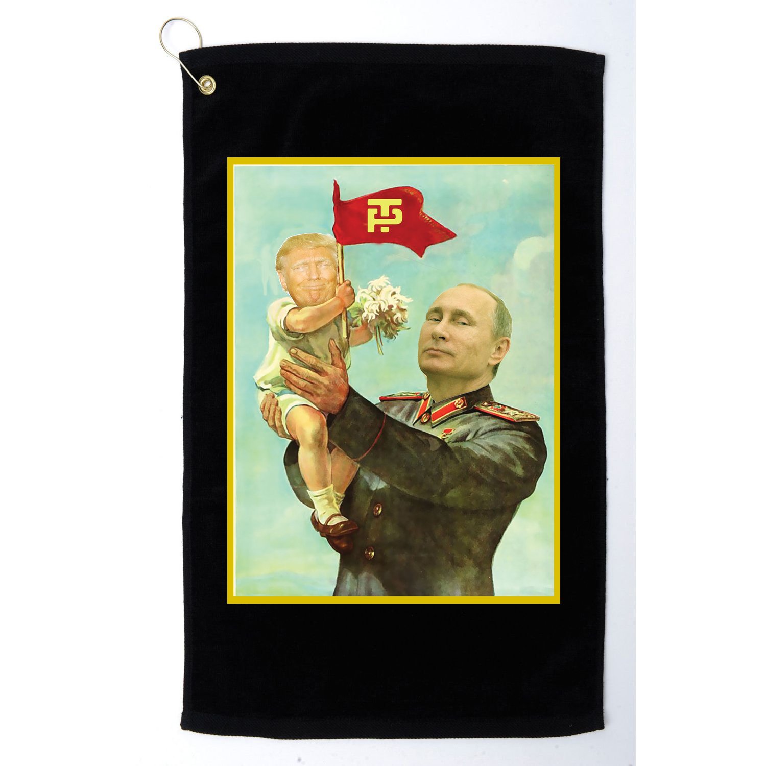 Baby Trump Putin Golf Towel