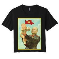 Baby Trump Putin Women's Crop Top Tee