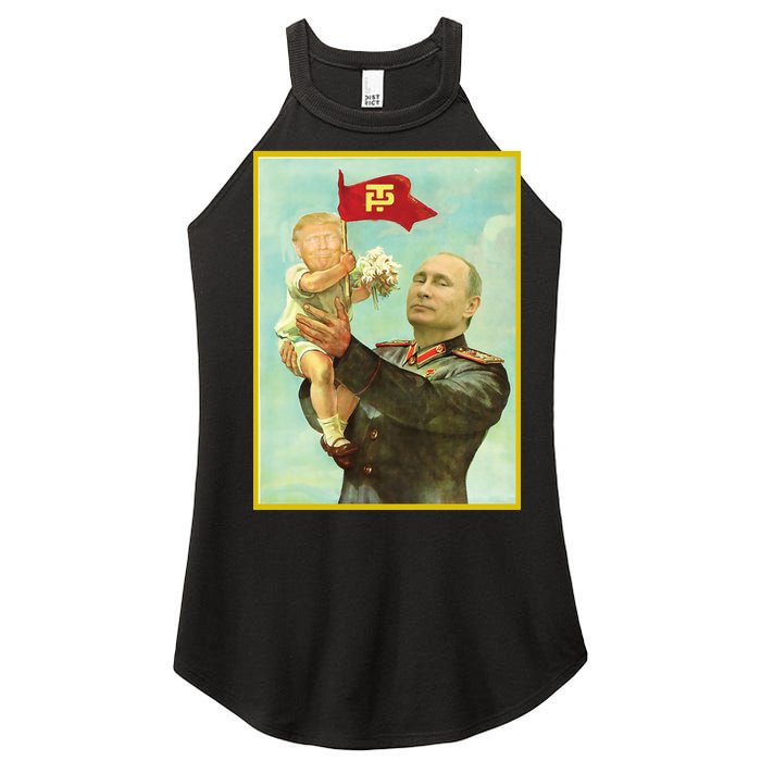 Baby Trump Putin Women's Perfect Tri Rocker Tank