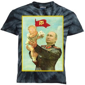 Baby Trump Putin Kids Tie-Dye T-Shirt