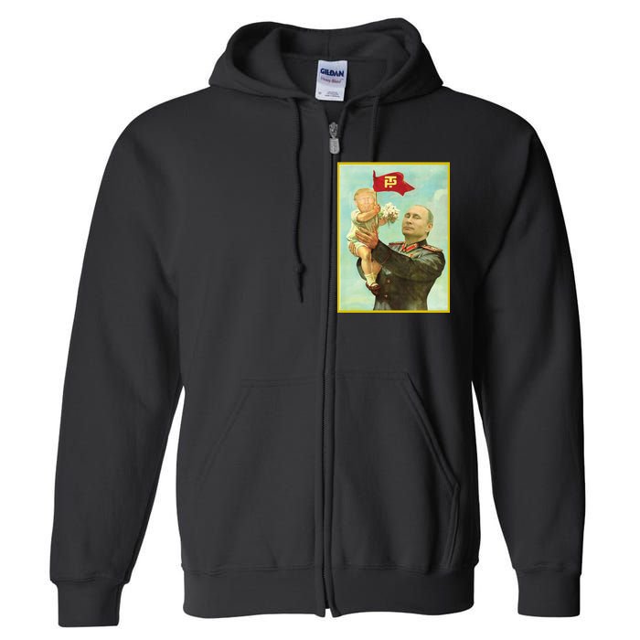 Baby Trump Putin Full Zip Hoodie