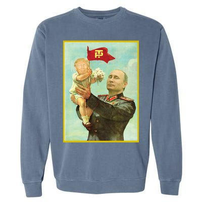 Baby Trump Putin Garment-Dyed Sweatshirt