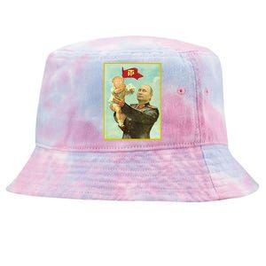 Baby Trump Putin Tie-Dyed Bucket Hat