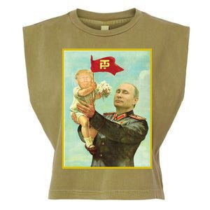 Baby Trump Putin Garment-Dyed Women's Muscle Tee