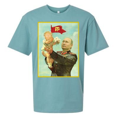 Baby Trump Putin Sueded Cloud Jersey T-Shirt