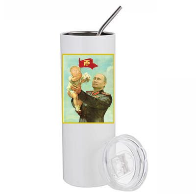 Baby Trump Putin Stainless Steel Tumbler