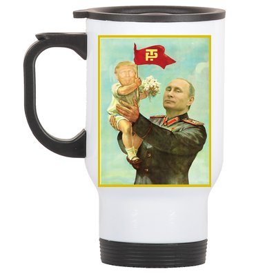 Baby Trump Putin Stainless Steel Travel Mug