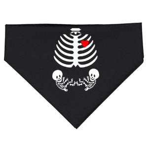 Baby Twins Skeleton Halloween Costume USA-Made Doggie Bandana