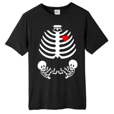 Baby Twins Skeleton Halloween Costume Tall Fusion ChromaSoft Performance T-Shirt