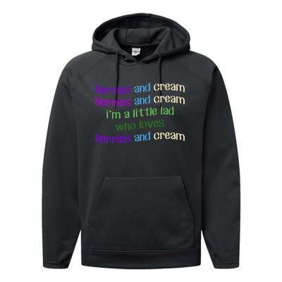 Berries And Cream Performance Fleece Hoodie