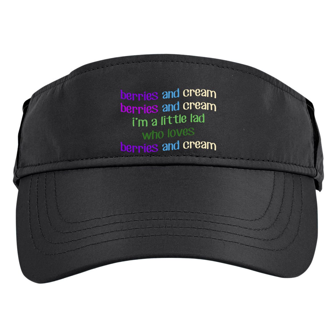Berries And Cream Adult Drive Performance Visor