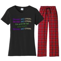 Berries And Cream Women's Flannel Pajama Set