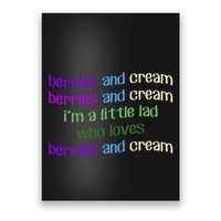 Berries And Cream Poster
