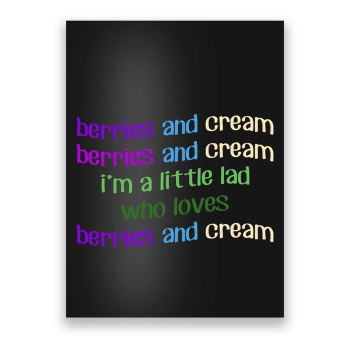 Berries And Cream Poster