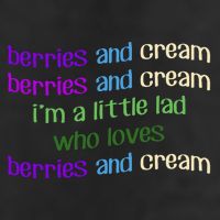 Berries And Cream Golf Towel