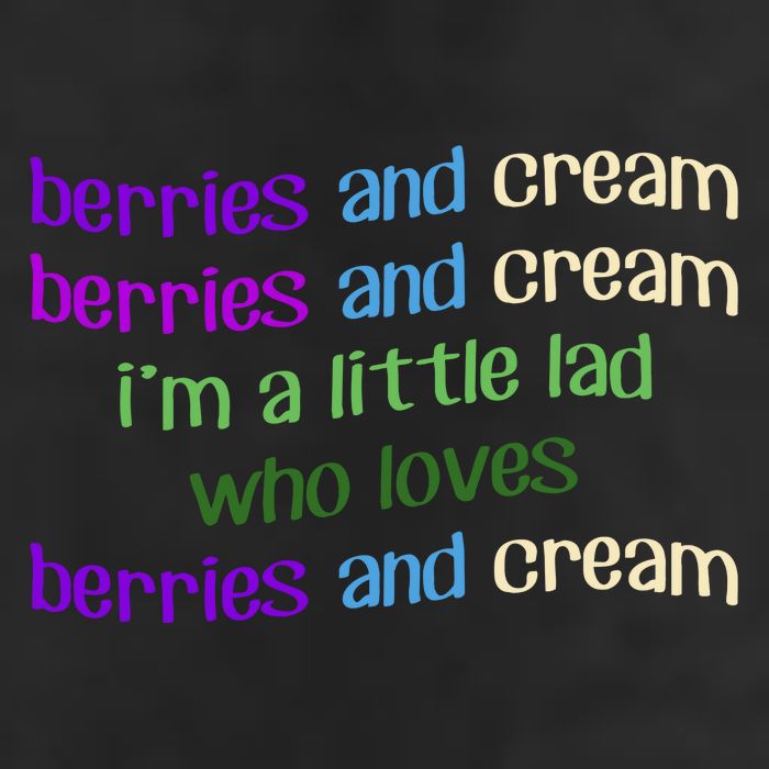 Berries And Cream Golf Towel
