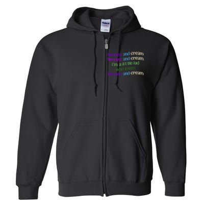 Berries And Cream Full Zip Hoodie