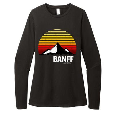 Banff Alberta Canada Rocky Mountain Cute Gift Womens CVC Long Sleeve Shirt